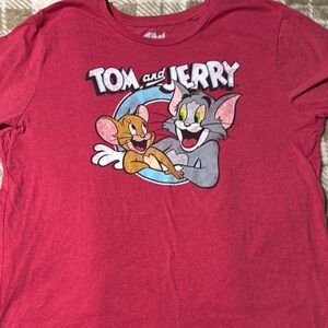 Vintage Tom and Jerry Kids' Red T-Shirt